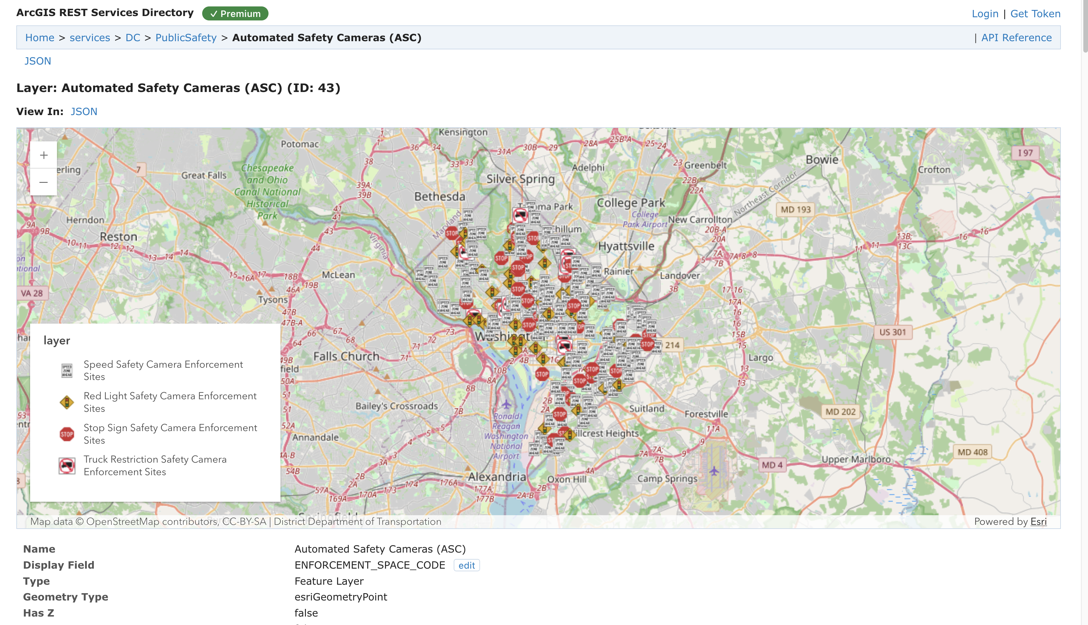 Preview any layer live on the map — just like Esri's directory.